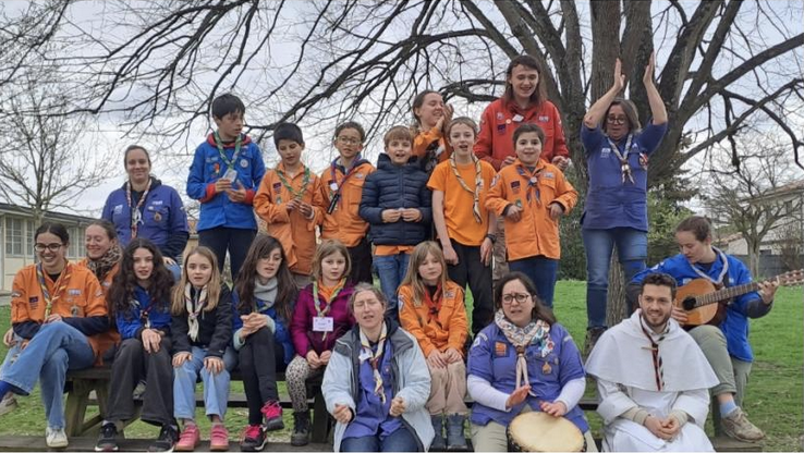 Les scouts et guides au Calvel