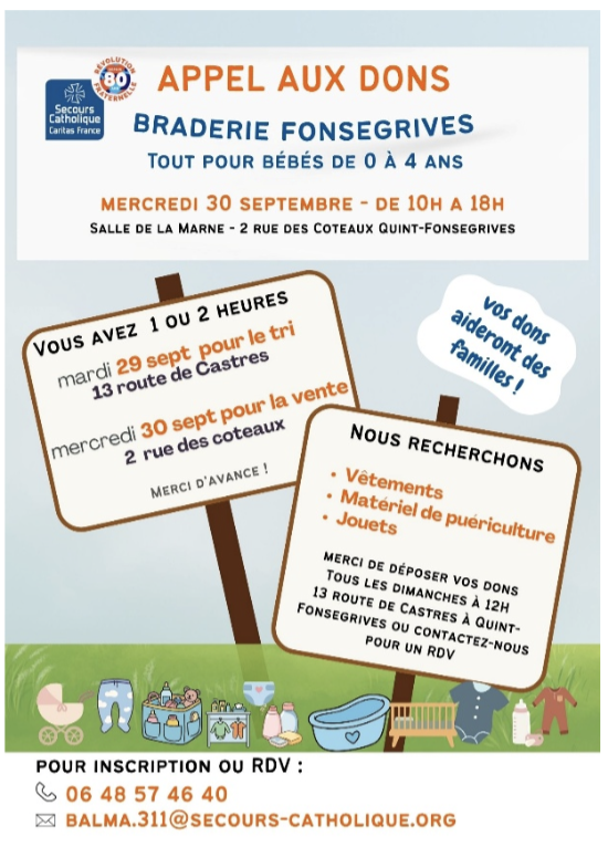 Braderie puériculture